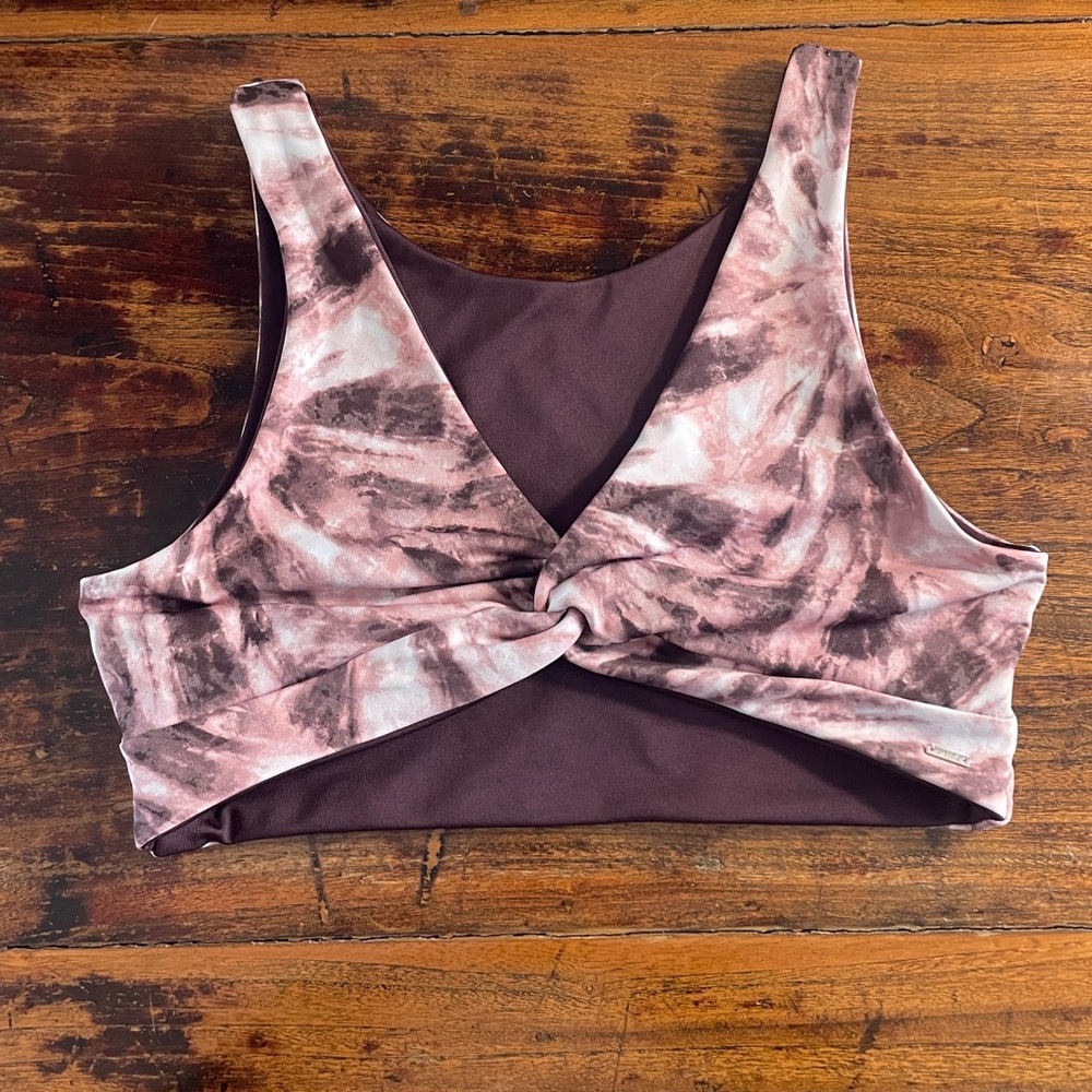 PINK Victoria's Secret Tie-Dye Twist Sports Bra